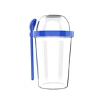 poppard young & smart Capsule 450 ML + 100 ML Kaşıklı Yoğurt Kabı (Lacivert)