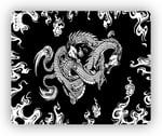 Porge Esports Edition Mouse Pad 48x40 cm Gaming Oyuncu Mousepad (White Dragon, 48x40 cm (3mm kalınlık)) - Seçenekler: 48x40 cm (3mm kalınlık), 48x40 cm (4mm kalınlık)