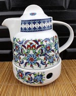 Porselen Tek Demlik Isıtıcılı Topkapı Model 700ml