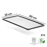 Porsima 1101 12 li Dikdörtgen No-Frost Derin Dondurucu Çok Amaçlı Yiyecek Saklama Kabı Seti