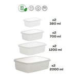Porsima No Frost 1046 16lı Derin Dondurucu Saklama Kabı