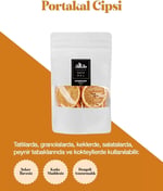 Portakal Cipsi (30gr)%100 Doğal Yerli Üretim Alta Naturel