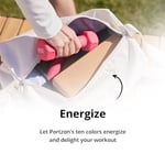 Portzon 2'li Neopren Dambıl Seti ile Uyumlu 10 Renk Seçeneği, 1-15 Lb, Kaymaz, Yuvarlanmaz, Altıgen Şekil