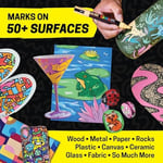 Posca Full Set 8 Akrilik Boya Kalemi Ters Çevrilebilir Orta Uçlu Kalem Uçları, Posca Kalemleri Kaya Boyama, Kumaş, Cam Boya, Metal Boya ve Grafiti için Akrilik Boya İşaretleyicileridir