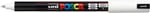 Posca PC-1MR Uni Beyaz Boya Marker Kalemler Ultra İnce 0,7 mm Kalibre Uç Ucu Her Yüzeye Yazılır Kumaş Cam Taş Metal Ahşap Plastik - Seçenekler: Pack Of 1, Pack Of 3