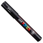 Posca - Ultra İnce - İnce Boya Marker Kalem Seti - PC-1MR, PC-1M, PC-3M - Siyah Mürekkep - 3'lü Paket