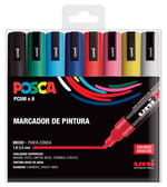 Posca UNI PC 5M Basic Set - 8'li Marker Paketi