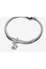 POSEİDONS JEWELLERY 100. Yıla Özel Tasarım Simba Aslan Kral Charm Gold Gümüş Tek Ebat