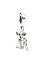POSEİDONS JEWELLERY 100. Yıla Özel Tasarım Simba Aslan Kral Charm Gold Gümüş Tek Ebat