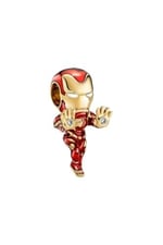 POSEİDONS JEWELLERY (284) Iron Man Charm Marvels 925 Ayar Gümüş Kırmızı 0.74 mm