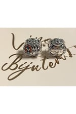 POSEİDONS JEWELLERY (544) Noel Gecesi Kâbusu Charm 925 Ayar Gümüş Gümüş Tek Ebat