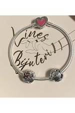 POSEİDONS JEWELLERY (544) Noel Gecesi Kâbusu Charm 925 Ayar Gümüş Gümüş Tek Ebat