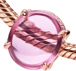 POSEİDONS JEWELLERY (580) Pembe Oval Kabaşon Charm-1