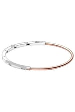 POSEİDONS JEWELLERY (844) Tarz Signature İki Renkli I-D Pavé Bilezik-1