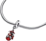 POSEİDONS JEWELLERY Asılı Örümcek Adam Sallantılı Charm Kırmızı Tek Ebat