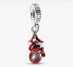 POSEİDONS JEWELLERY Asılı Örümcek Adam Sallantılı Charm Kırmızı Tek Ebat