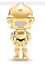 POSEİDONS JEWELLERY C-3po™ Charm Gold Tek Ebat