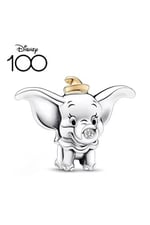 POSEİDONS JEWELLERY Disney 100. Yıla Özel Tasarım Dumbo Charm Gold gümüş Tek Ebat