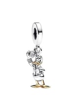POSEİDONS JEWELLERY DISNEY, 100. YILDÖNÜMÜ DONALD DUCK DANGLE CHARM Gümüş Tek Ebat