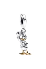 POSEİDONS JEWELLERY DISNEY, 100. YILDÖNÜMÜ DONALD DUCK DANGLE CHARM Gümüş Tek Ebat