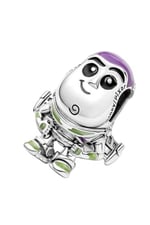POSEİDONS JEWELLERY Disney Pixar Buzz Lightyear Charm Mor Gümüş Tek Ebat