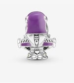 POSEİDONS JEWELLERY Disney Pixar Buzz Lightyear Charm Mor Gümüş Tek Ebat