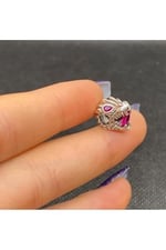 POSEİDONS JEWELLERY Ejderha Charm Gümüş Tek Ebat