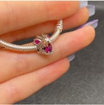POSEİDONS JEWELLERY Ejderha Charm Gümüş Tek Ebat