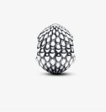 POSEİDONS JEWELLERY Game Of Thrones Işıltılı Ejderha Yumurtası 925 Ayar Gümüş Charm Gümüş Tek Ebat
