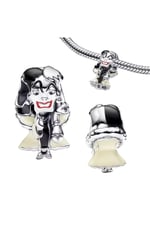 POSEİDONS JEWELLERY Gümüş ''KÖTÜLER'' Cruella De Vil'' Charmı Siyah Beyaz Tek Ebat