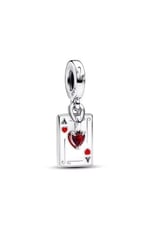 POSEİDONS JEWELLERY Gümüş ''KÖTÜLER'' Kupa Kızı Çift Sallantılı Charm Gümüş Tek Ebat