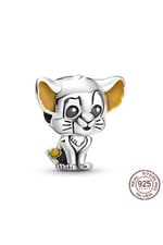 POSEİDONS JEWELLERY Gümüş Lion King Simba Charm Gümüş Tek Ebat