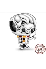 POSEİDONS JEWELLERY Harry Potter Charm 925 Ayar Orjinal Gümüş Gümüş Tek Ebat