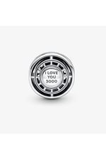 POSEİDONS JEWELLERY Iron Man Arc Reactor 925 Ayar Gümüş Charm Gümüş Tek Ebat