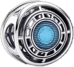 POSEİDONS JEWELLERY Iron Man Arc Reactor 925 Ayar Gümüş Charm Gümüş Tek Ebat