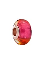 POSEİDONS JEWELLERY Işıltılı Gün Batımı Murano Cam Charm Renkli Tek Ebat