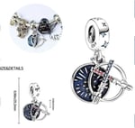 POSEİDONS JEWELLERY Jedi Kılıcı 925 Ayar Gümüş Charm Yeşil Tek Ebat