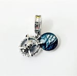 POSEİDONS JEWELLERY Karayip Korsanları Dangle Charm Mavi Tek Ebat