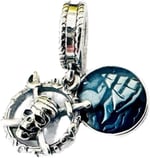 POSEİDONS JEWELLERY Karayip Korsanları Dangle Charm Mavi Tek Ebat