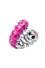 POSEİDONS JEWELLERY Sevimli Sarmal Tırtıl Charm pembe Tek Ebat