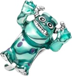 POSEİDONS JEWELLERY Sulley Charm 925 Ayar Gümüş Yeşil Tek Ebat