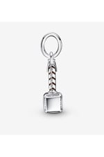 POSEİDONS JEWELLERY Thor’s Hammer Sallantılı Charm Gümüş Tek Ebat