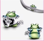POSEİDONS JEWELLERY Tırmanan Kurbağa Kermit Charm Yeşil Tek Ebat
