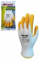 POŞETLİ İŞÇİ ELDİVEN NO-9L-10XL SARI BEYAZ