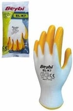 POŞETLİ İŞÇİ ELDİVEN NO-9L-10XL SARI BEYAZ