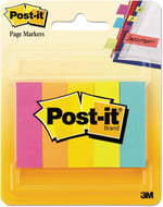 Post-it 670/5 Sayfa İşaretleri Şeffaf İndeks ile İşaretle, dosyala, yönlendir. - Seçenekler: 5 x 100 sayfa, 25x76 mm, 27 x 23 cm
