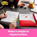 Post-it Bayraklar, Burayı İmzala, 200/Yüksek Hacimli Masa Tutacağı Dağıtıcısı, 2 inç Geniş, Sarı (680-HVSH)