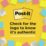 Post-it Mini Notlar, 3,8x5 cm, 24 Ped, Amerika'nın 1 Numaralı Favori Yapışkan Notları, Poptimistik Koleksiyon, Parlak Renkler (Macenta, Pembe, Mavi, Yeşil), Temiz Kaldırma, Geri Dönüştürülebilir