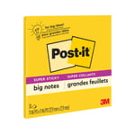 Post-it S per Yap kanl B y k Notlar, 28 cm x 28 cm, 1 Ped, 30 Sayfa/Ped (BN11)