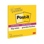 Post-it S per Yap kanl B y k Notlar, 28 cm x 28 cm, 1 Ped, 30 Sayfa/Ped (BN11)